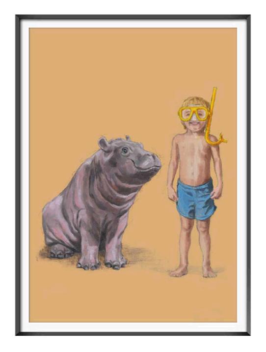 framed-hippo